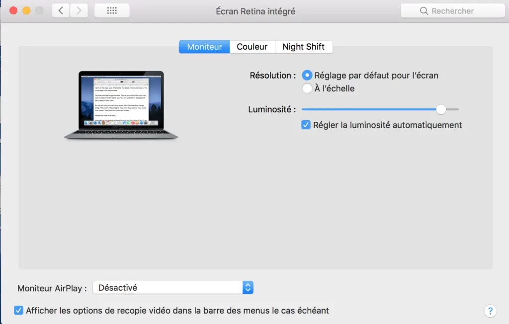 conecte el monitor macbook