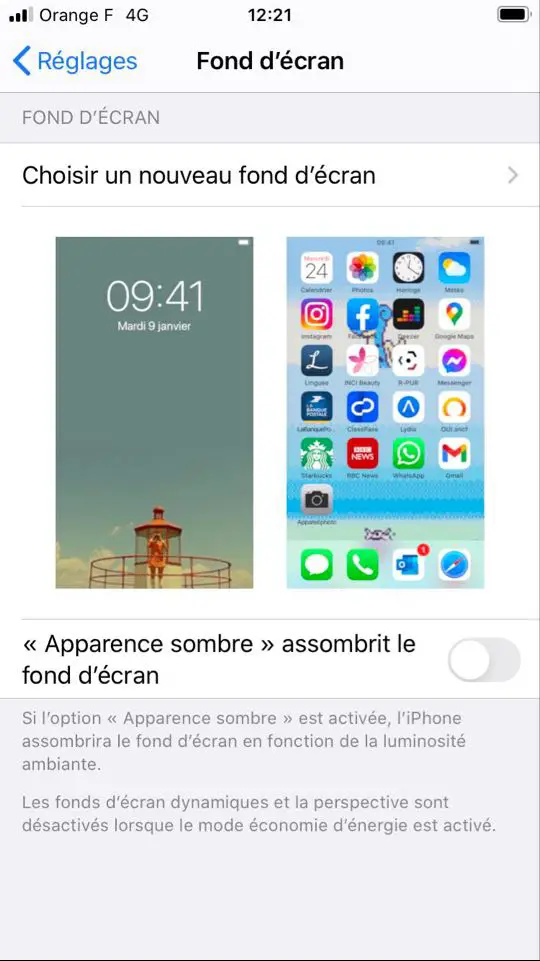 ændre iphone tema