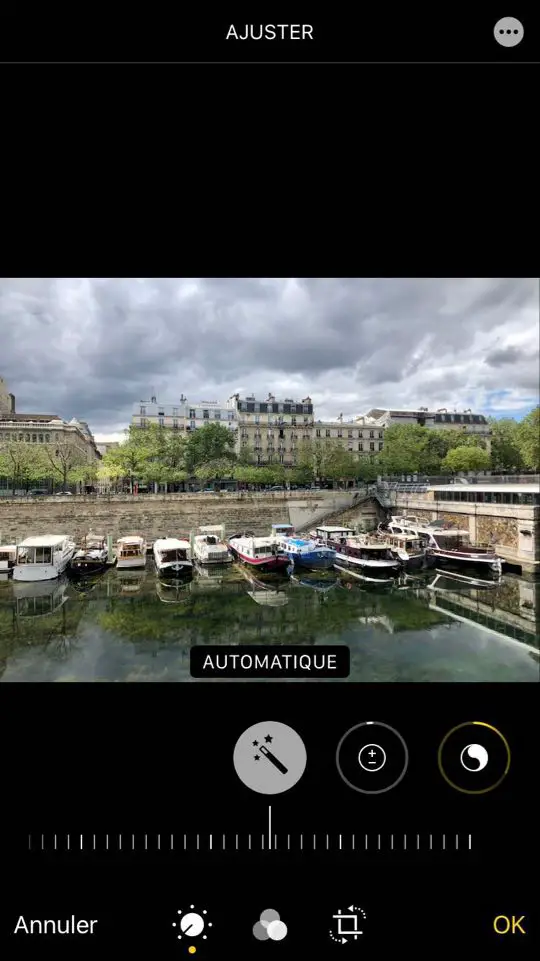 automatické nastavení fotografie pro iPhone