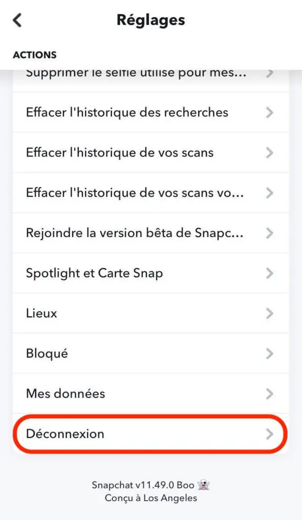 2 profils Snapchat iphone