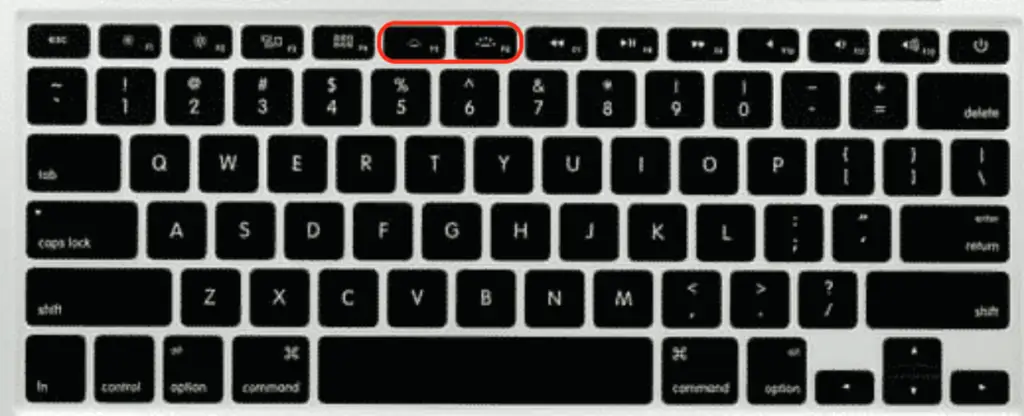Tastaturbeleuchtung des Apple Macbook Air