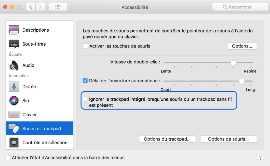 Problém s trackpadem zařízení Macbook Air